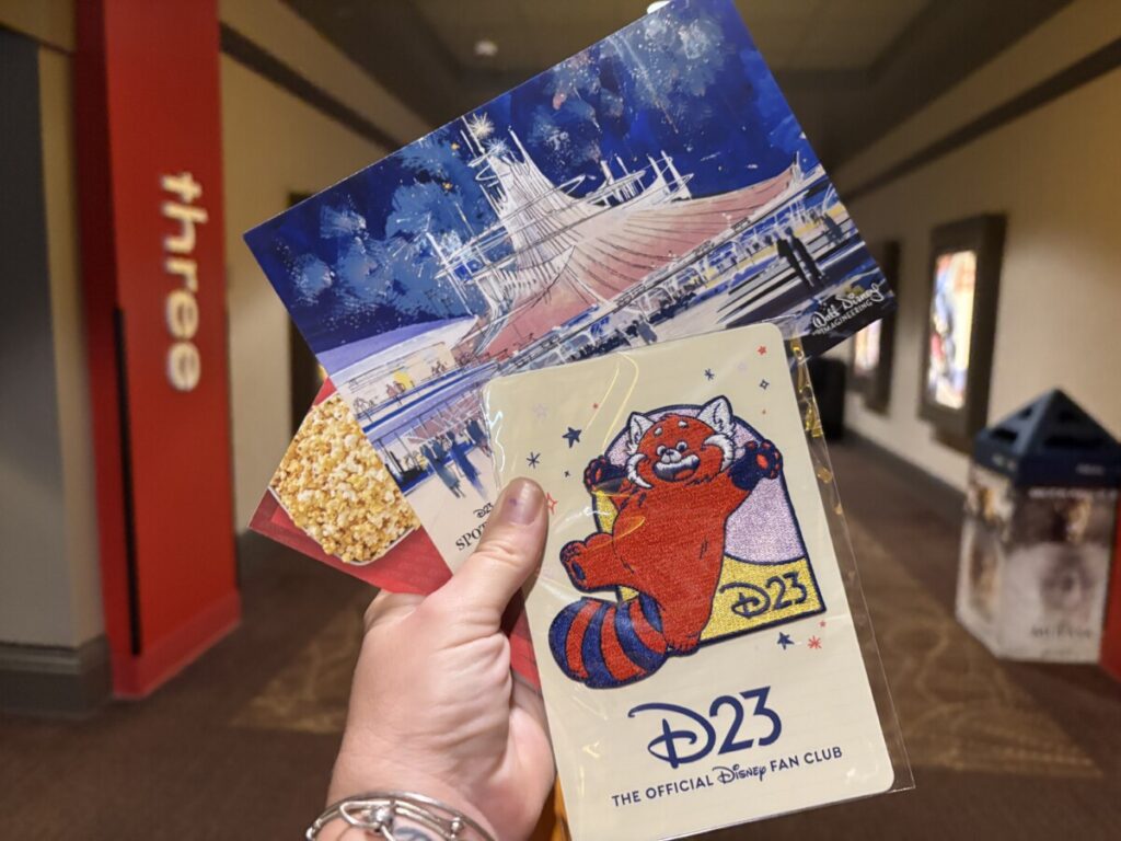 Gifts from the D23 Spotlight Series Space Mountain event