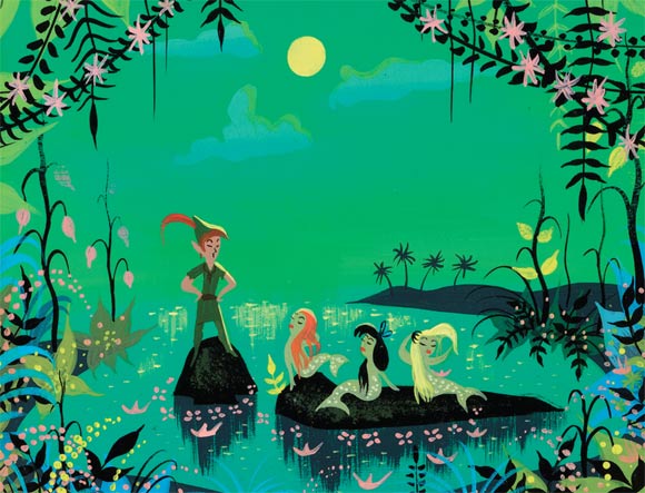 Photo Credit: Disney, Mary Blairs original artwork for Peter Pan