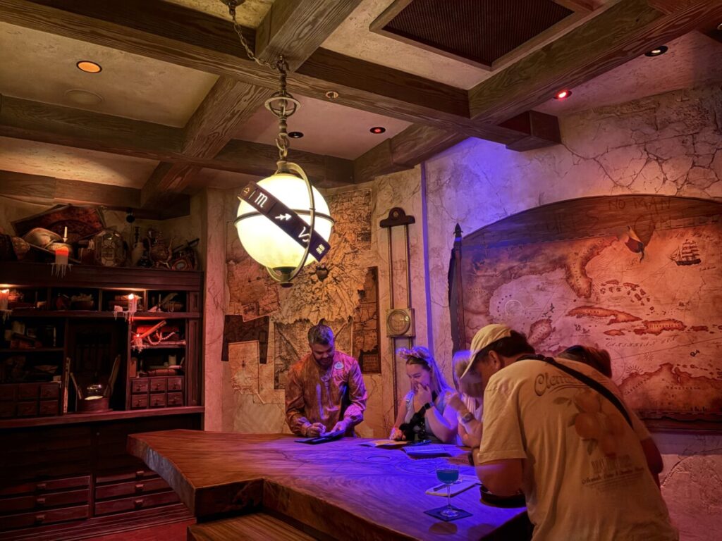 The Mapmakers Room in Beak and Barrel