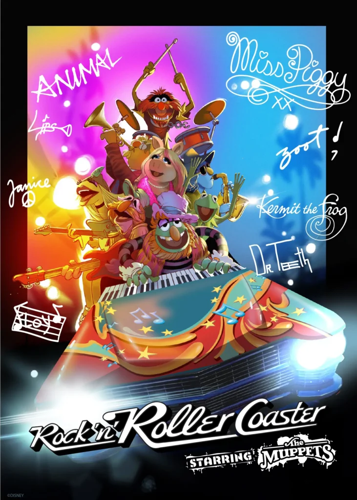 Muppet Takeover of Rock 'n' Roller Coaster poster