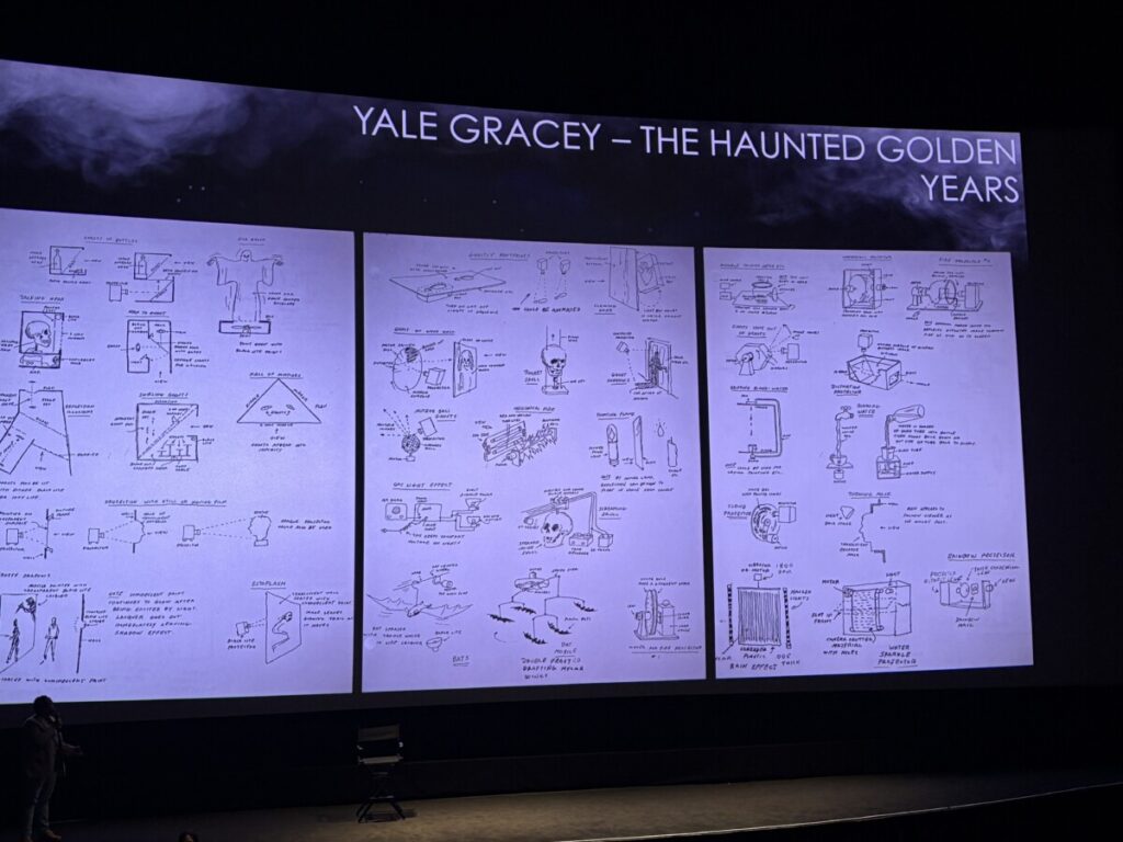 Yale Gracey's sketches for the Haunted Mansion