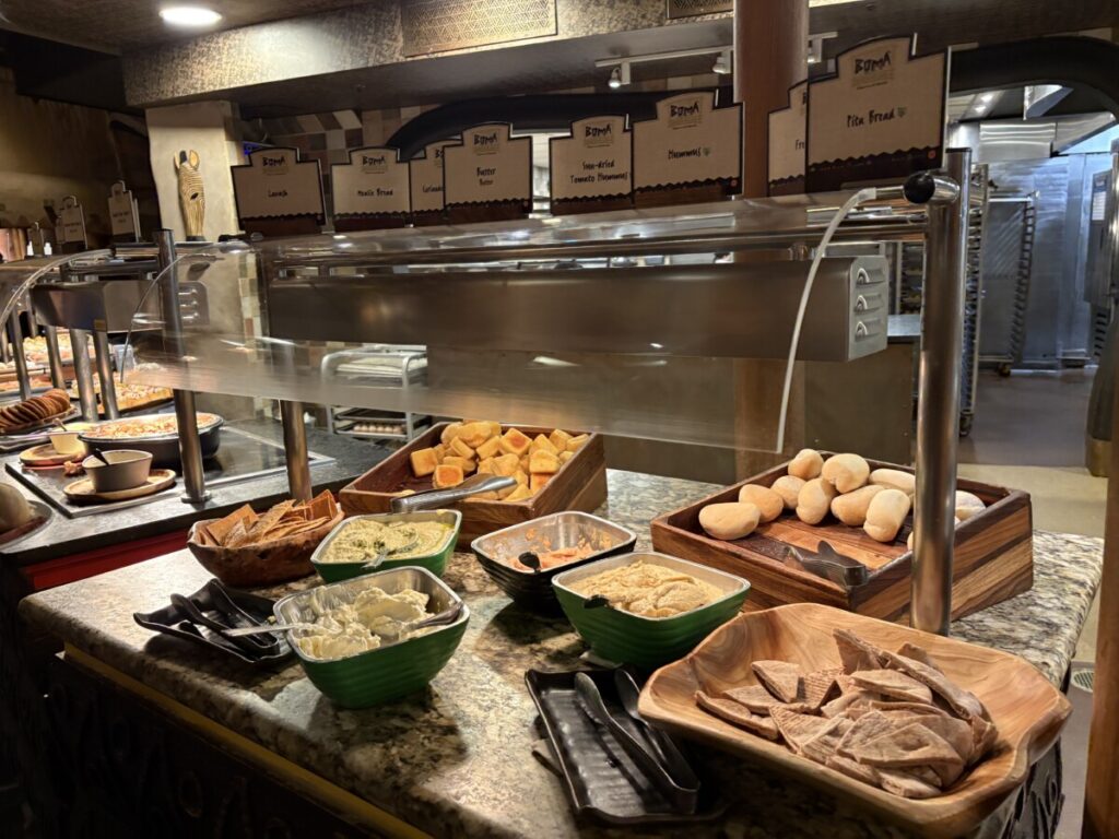 Bread station at Boma Flavors of Africa