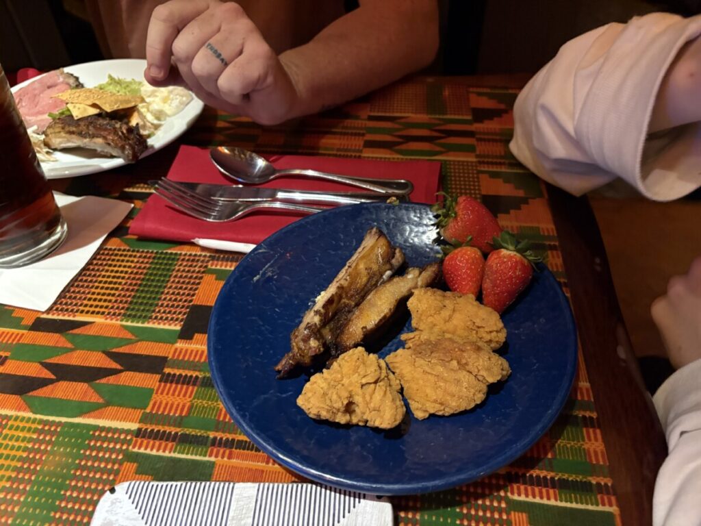 The picky eater plate at Boma Flavors of Florida