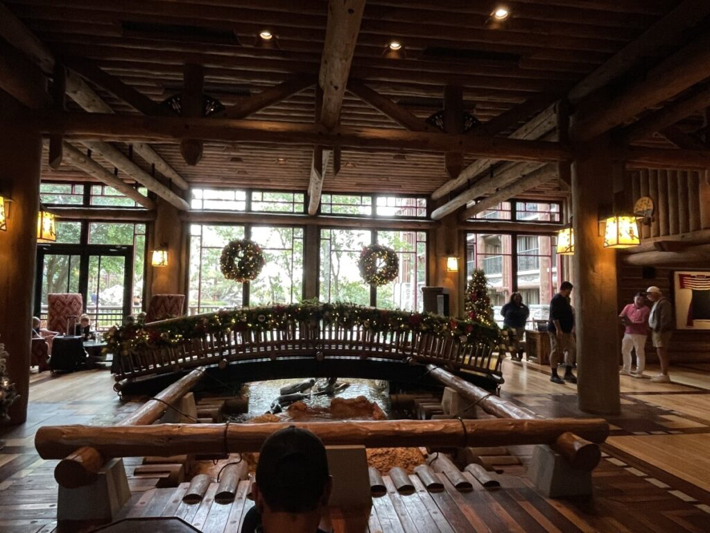 Holiday hopping around the Disney resorts at Wilderness Lodge