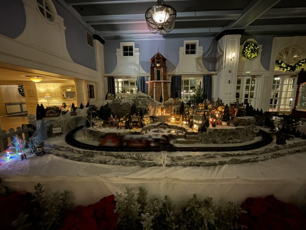 Christmas village at Yacht Club 