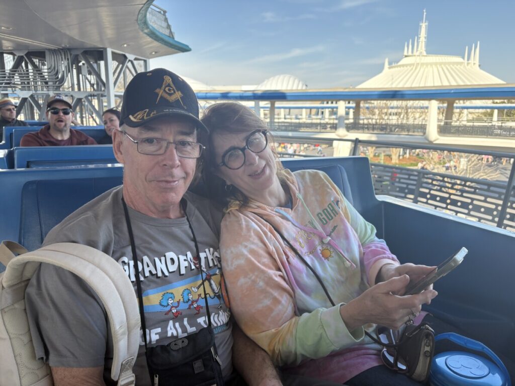 First ride on the people mover!