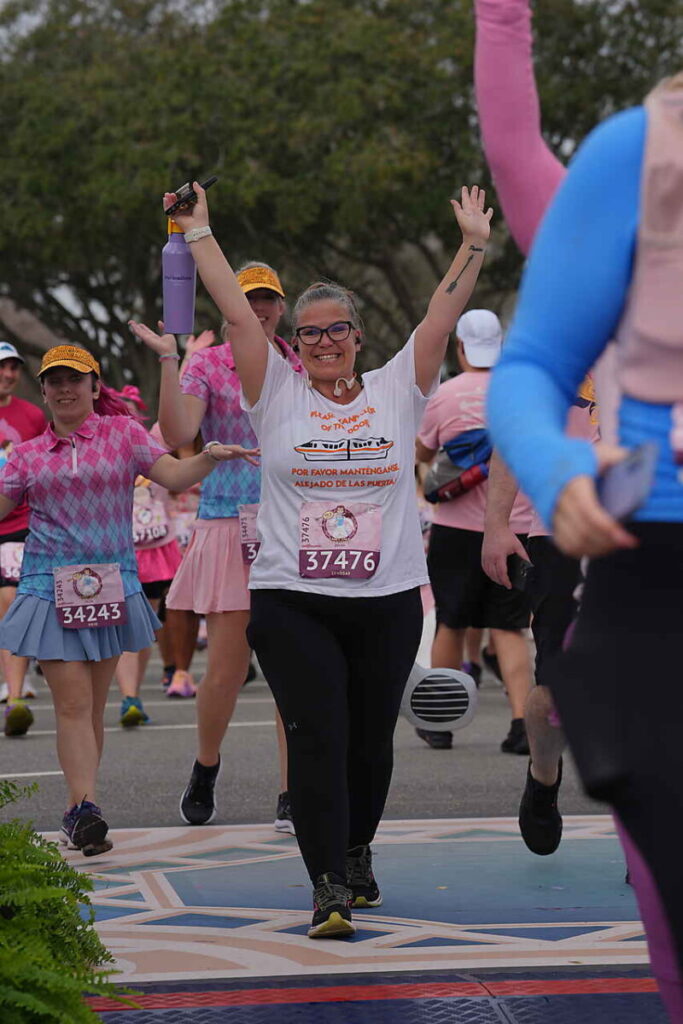 Half Marathon finish line feeling!