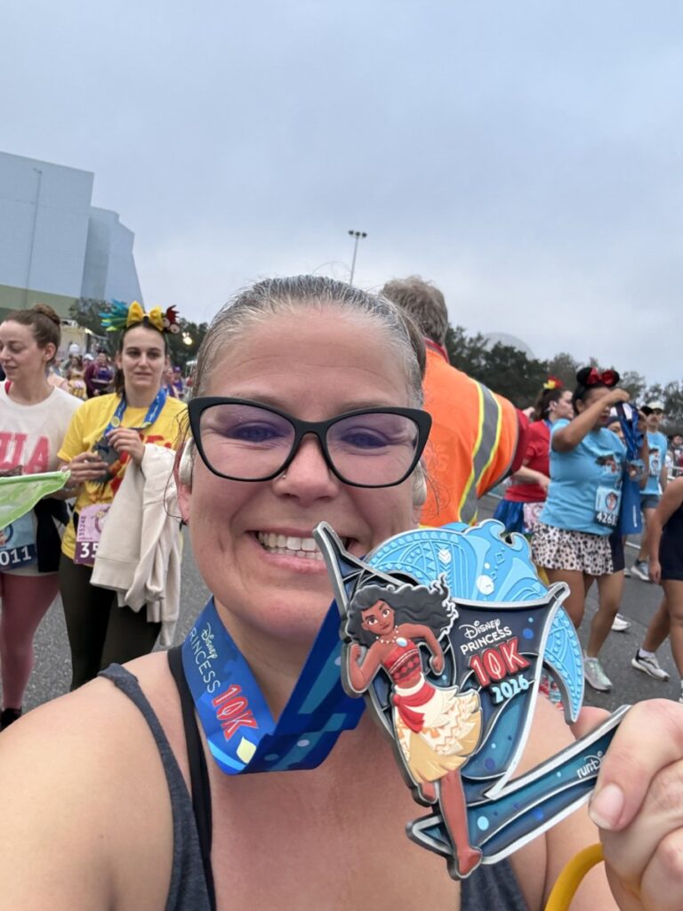 Moana 5k medal is gorgeous!