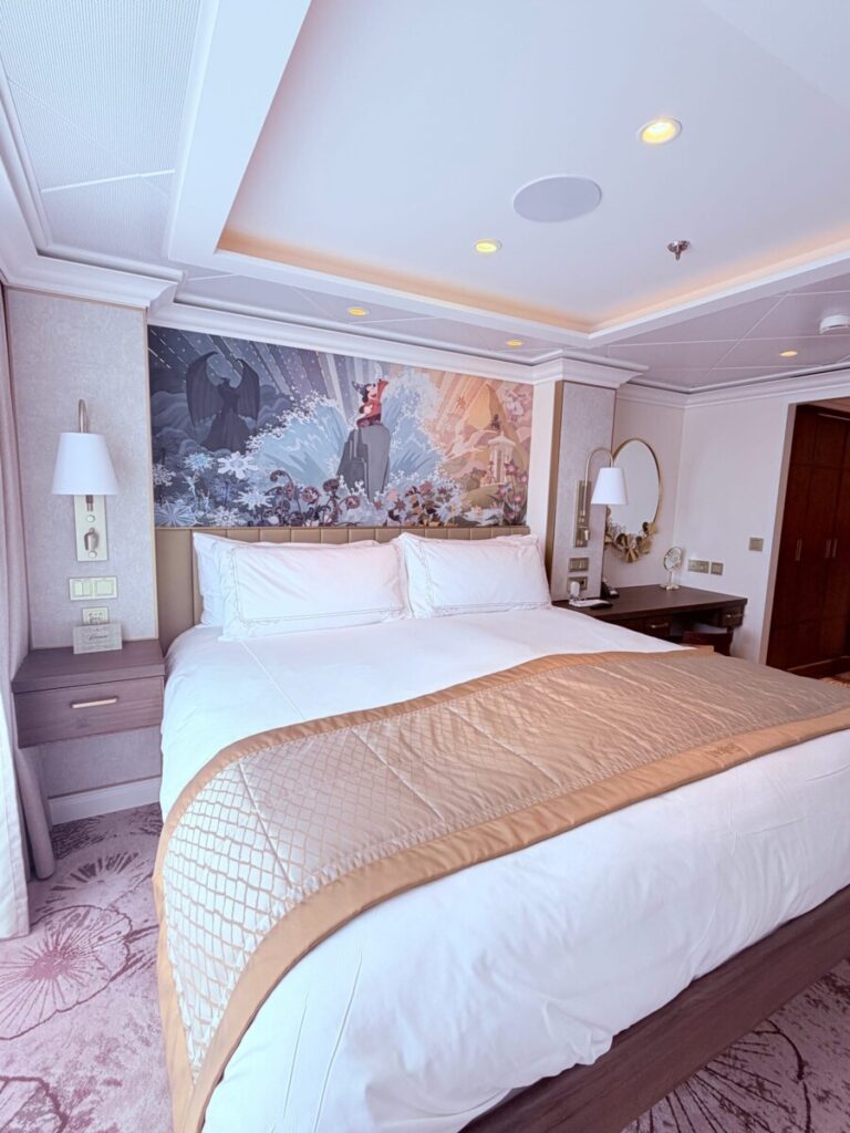 Outside state room in the Disney Destiny