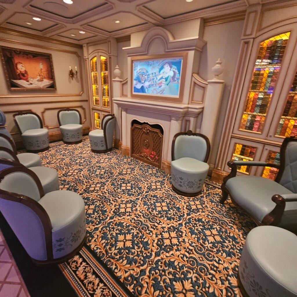Fairytale Hall in the Oceaneers Club on the Disney Destiny