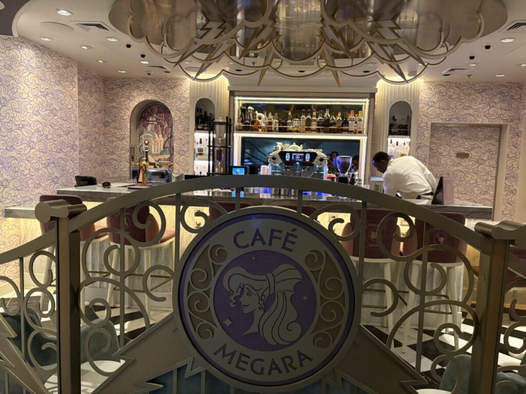 Cafe Megara aboard the Disney Destiny