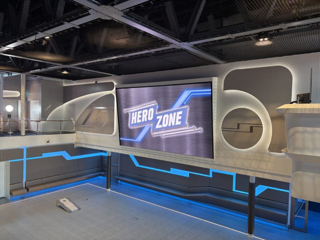 The Hero Zone on the Disney Destiny