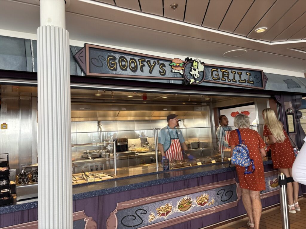 Goofy's Grill at Mickey and friends Festival of Food