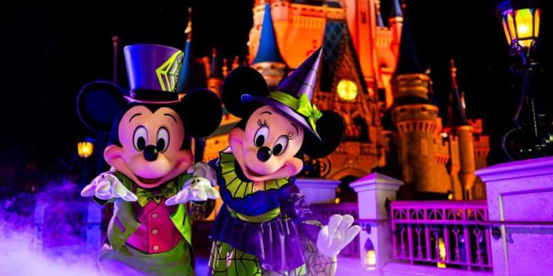 Mickey and Minnies new halloween outfits for fall in Disney World 2026