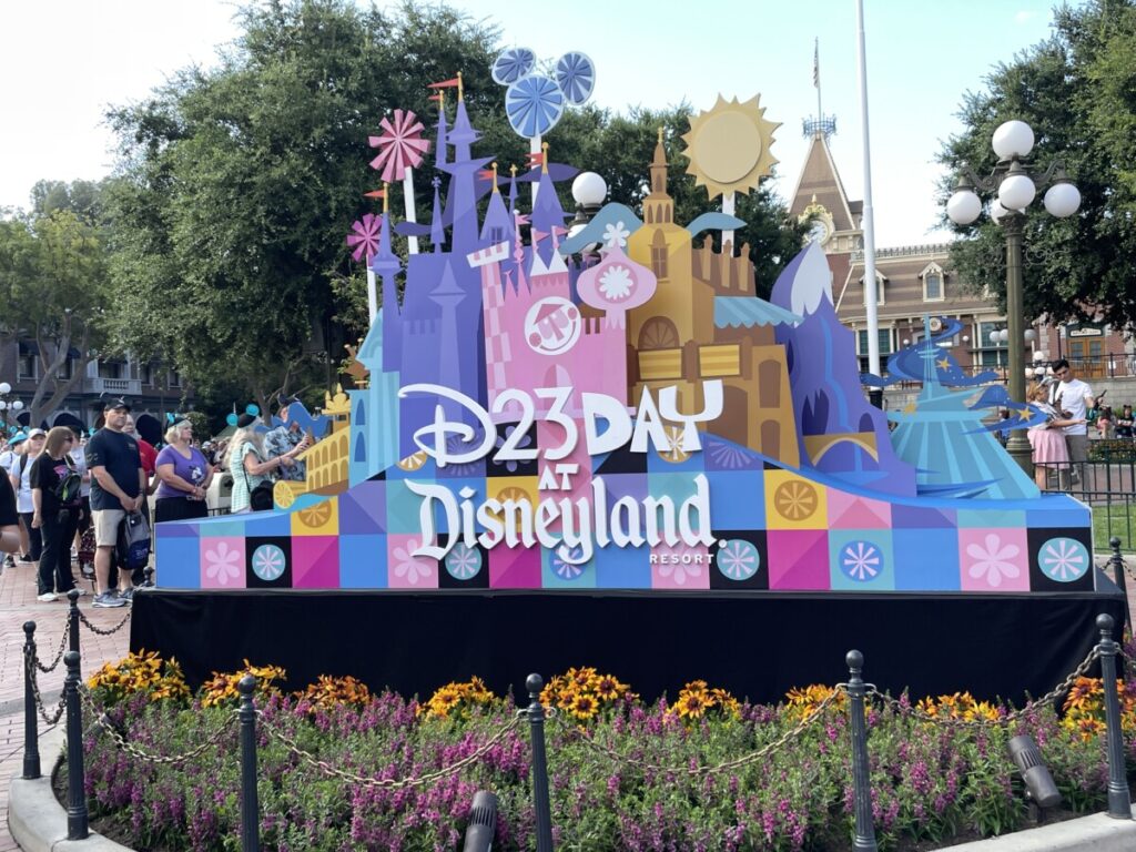 D23 day in Disneyland 2024