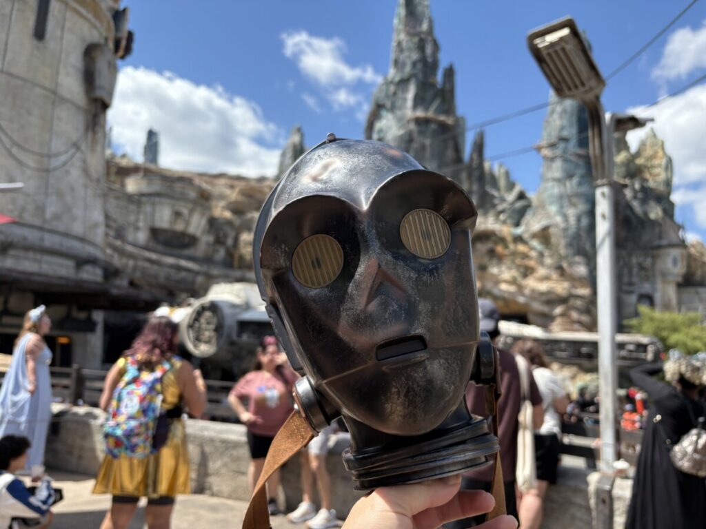 Salvaged Protocol Droid popcorn bucket for May the 4th in Disney World
