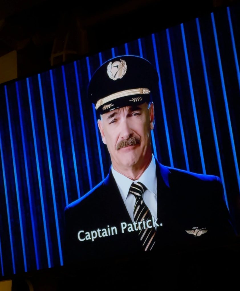 Captain Patrick at your service!