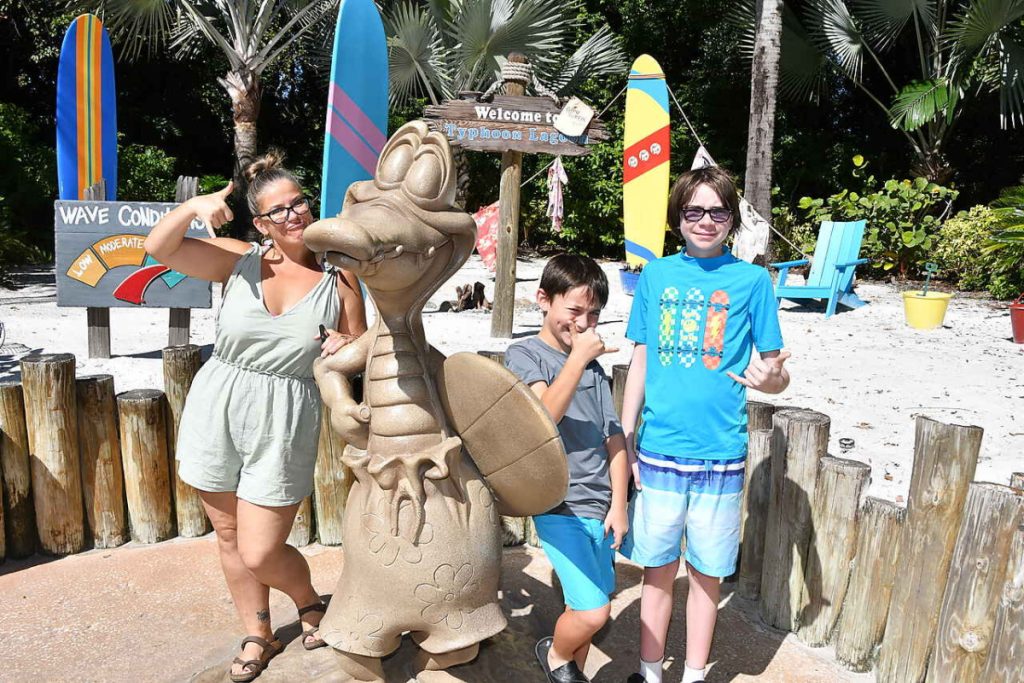 Typhoon Lagoon free water park days during summer fun in Disney World