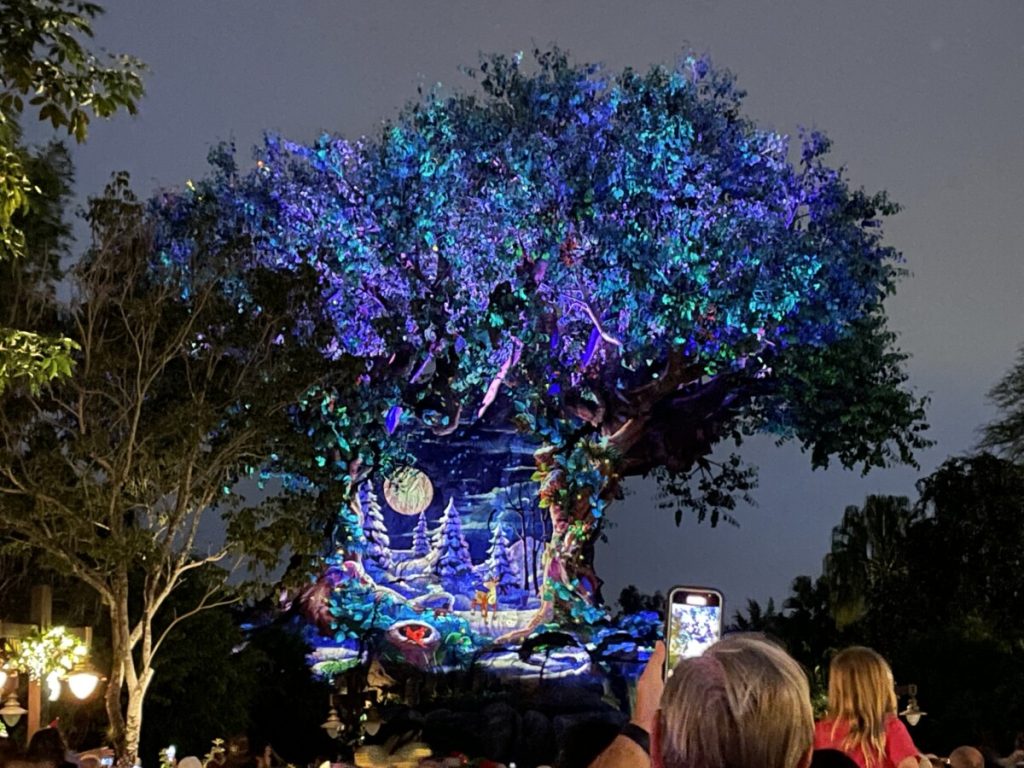 Tree of life awakening show for the holidays