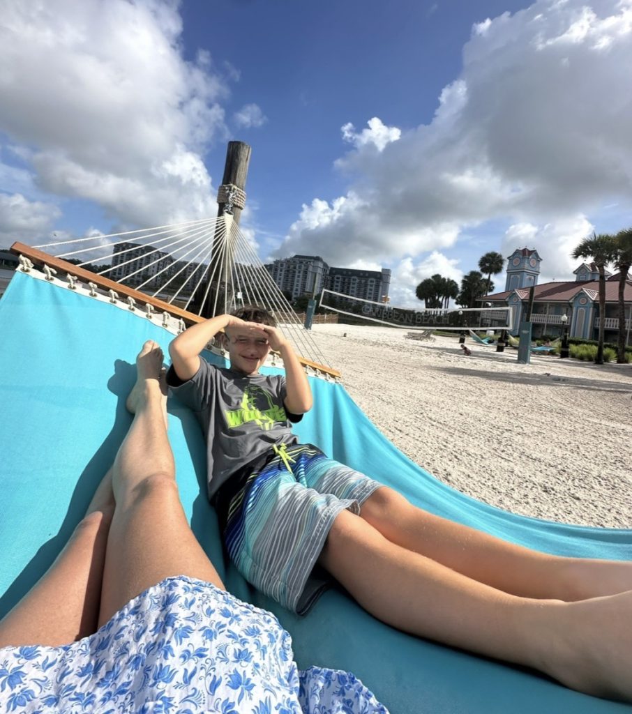 Hammock life at the Disney Resorts for Summer in Disney World