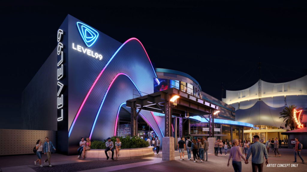 Concept Art of Level 99 coming soon to Disney Springs