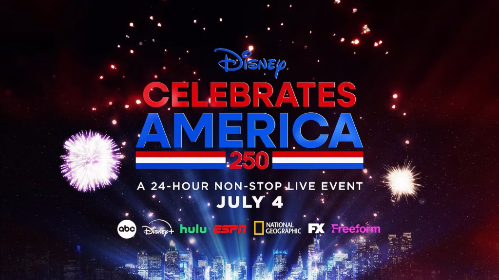 Disney Celebrates America 250 24 hour event 