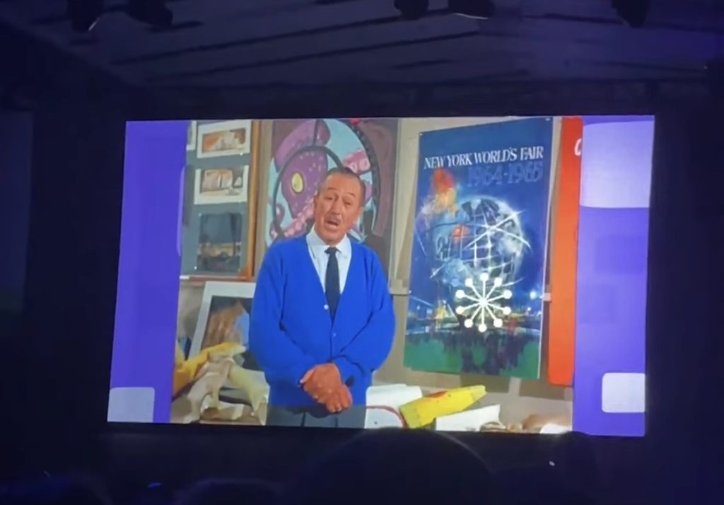 Video of Walt Disney's TV spot about the 1964 World's Fair