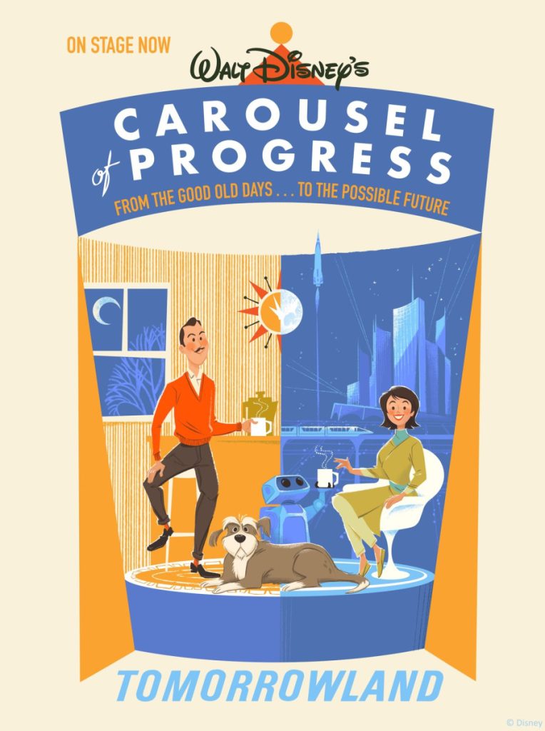 New poster art for the 2027 refurb of cArousel of Progress