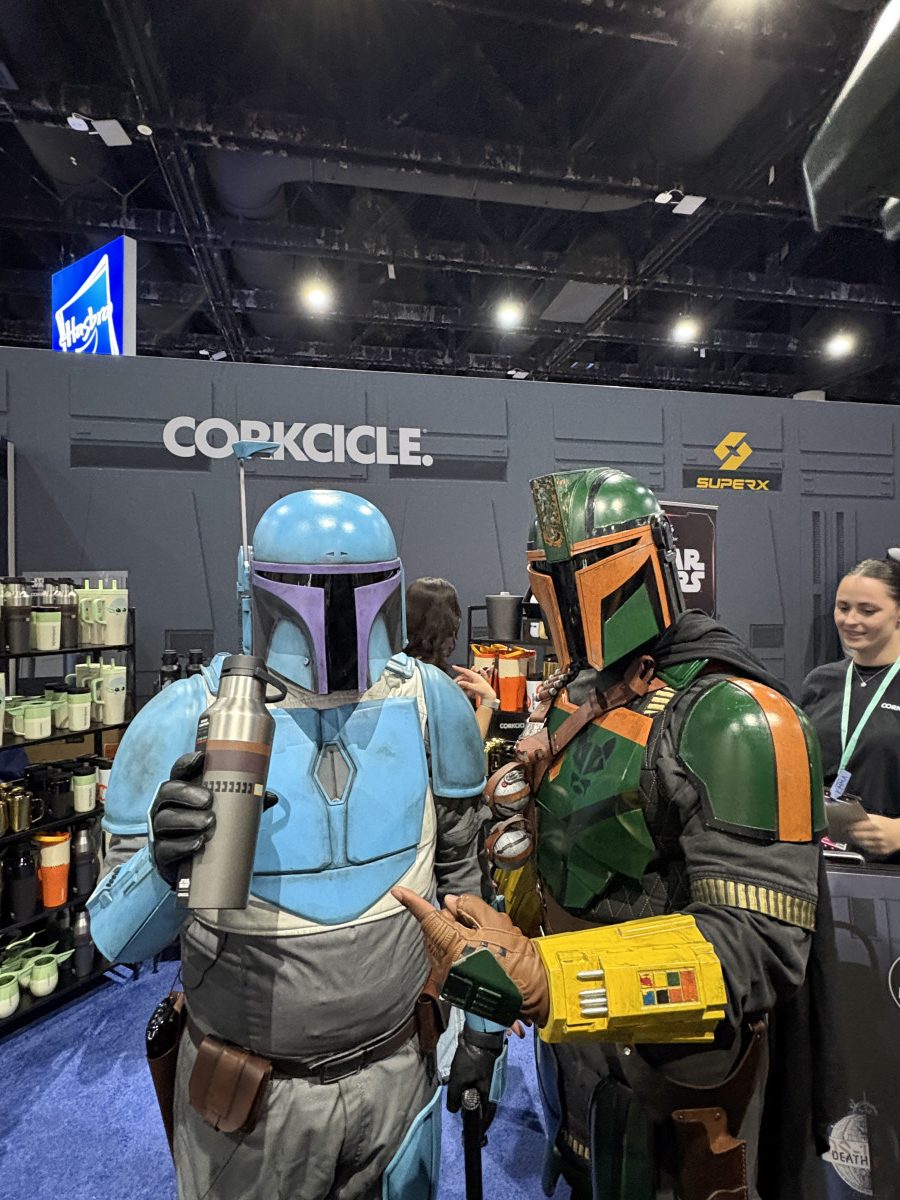 Couple of Mandalorians at San Diego Comic Con