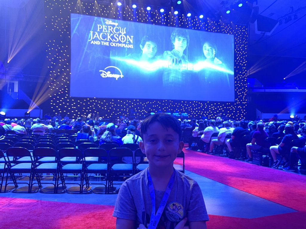 Percy Jackson and the Olympians panel from 2024