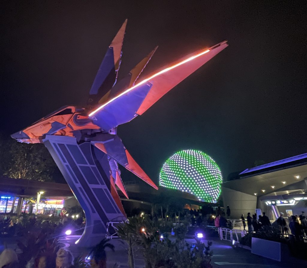 Guardians of the galaxy Cosmic Rewind for the Disneyland vs Disney World win
