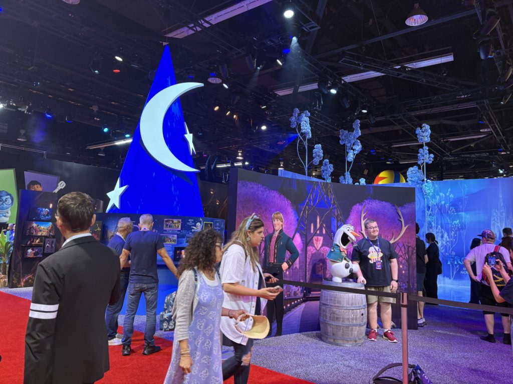 Showroom floor at D23 the ultimate Disney fan event