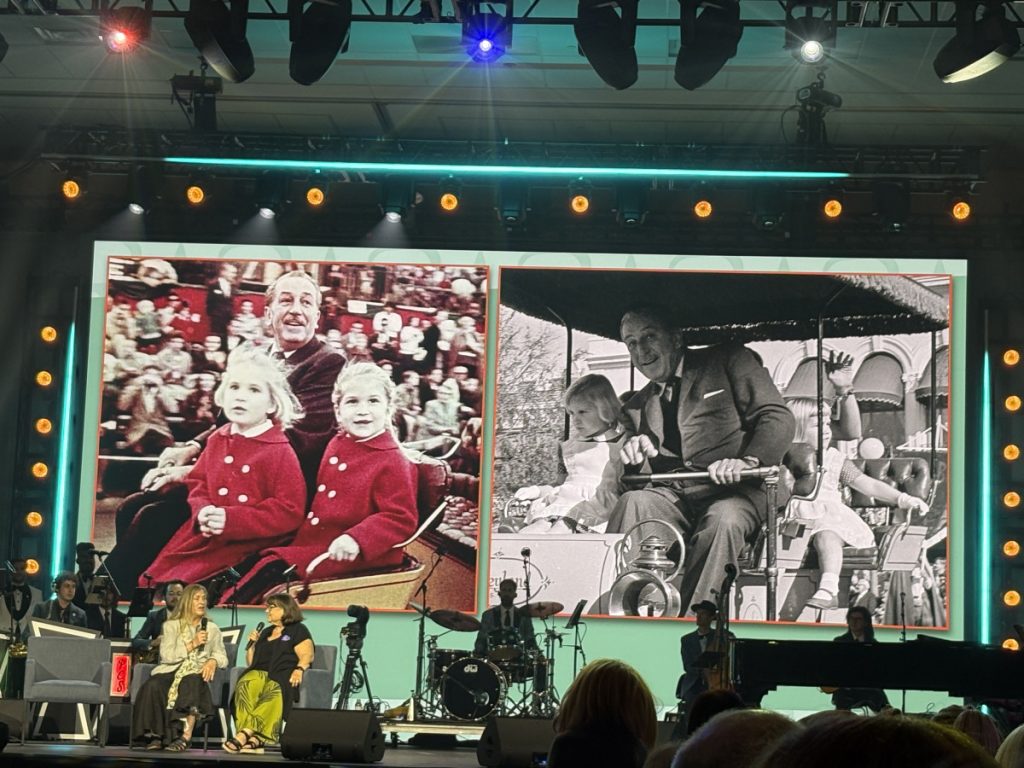 Walt Disney's granddaughter, Joanna Miller talking about her time in the parks with Walt