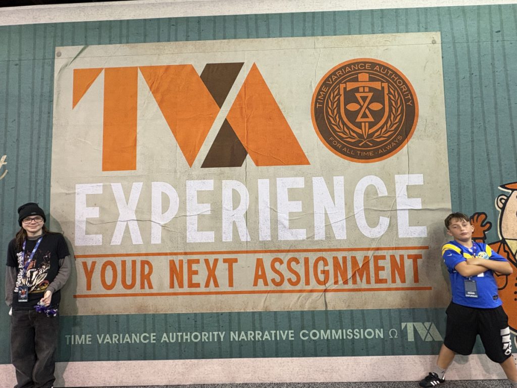 TVA Experience at the Marvel Studios booth