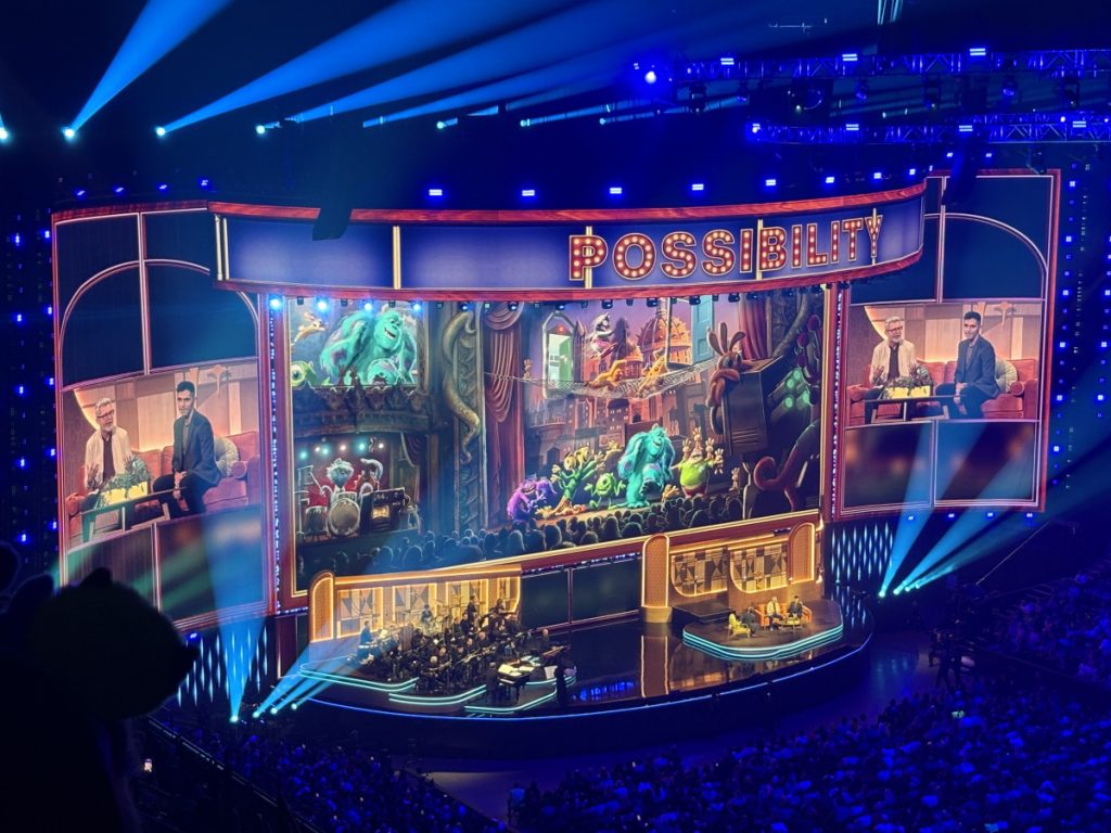 Monster's Inc Land announcement at D23 the ultimate Disney fan event 2026