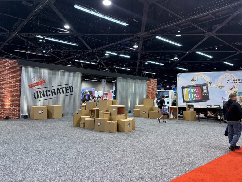 Walt Disney Archives Uncrated booth at D23 the ultimate Disney fan event 2026