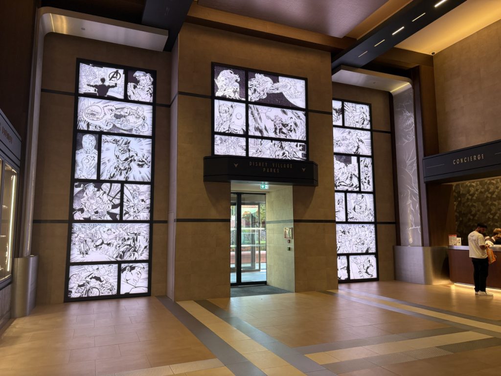 Lobby of Hotel New York the Art of Marvel