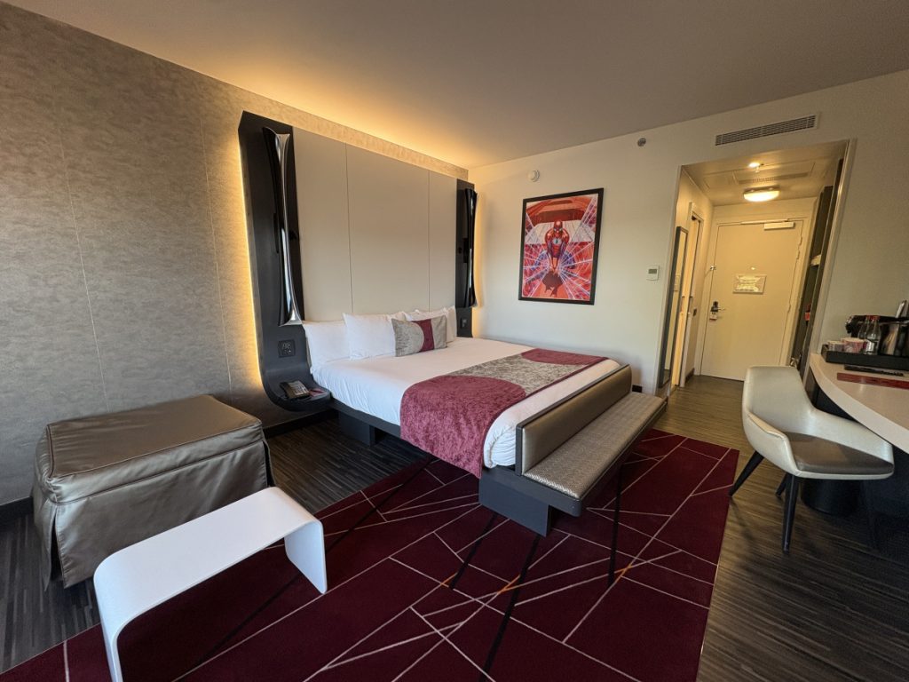 My room at Hotel New York the Art of Marvel in Disneyland Paris