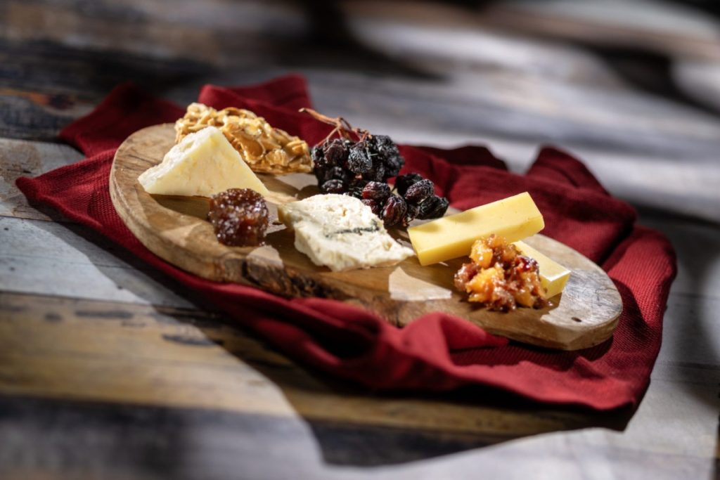 Selection of cheeses from the Wedge in Communicore Hall