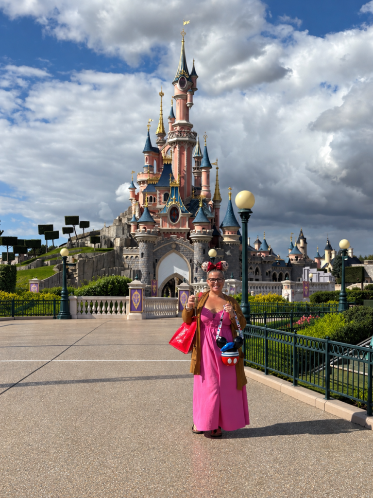 Champagne and popcorn in Disneyland Paris