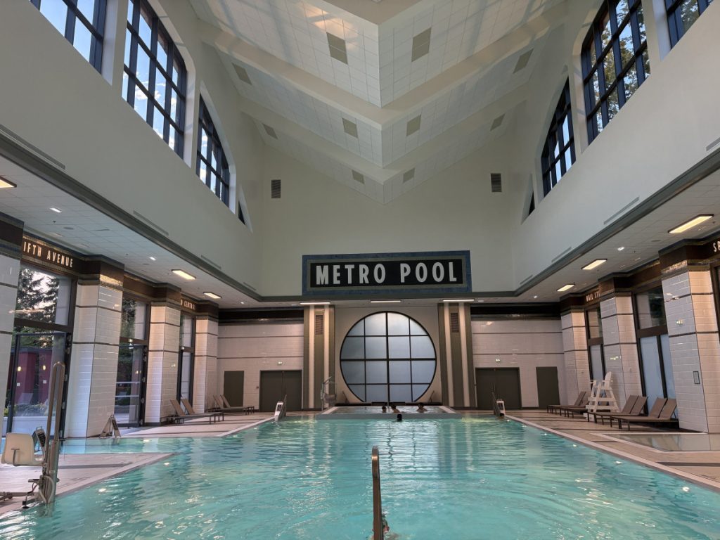 Metro Pool one of three pool areas