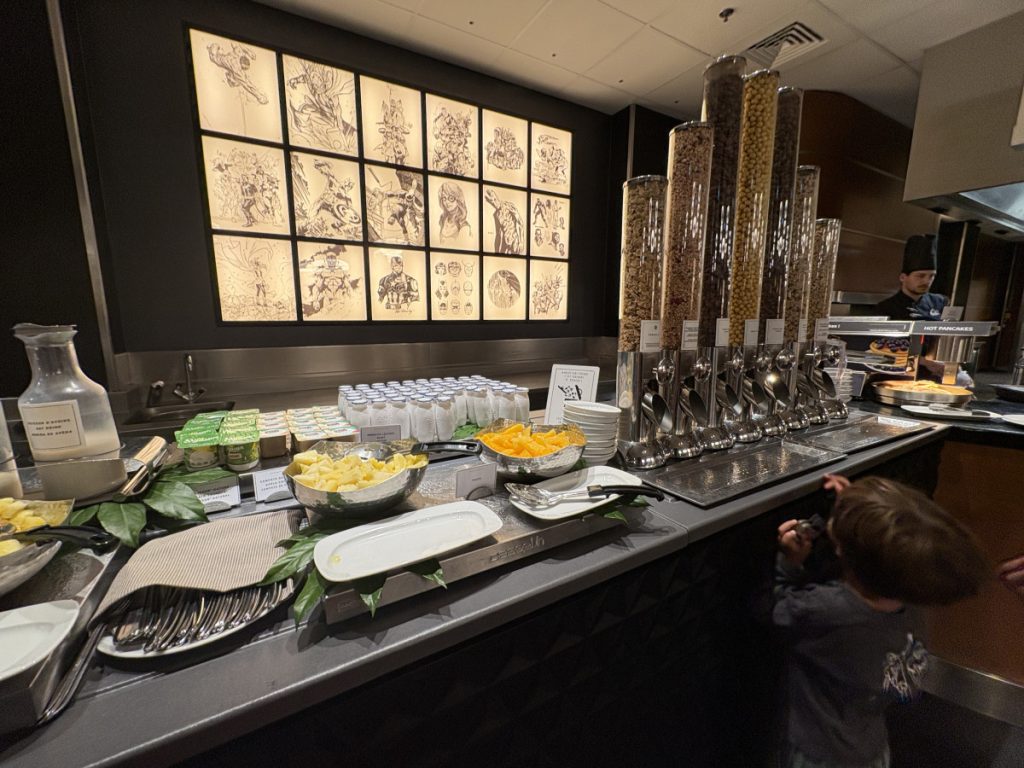 Buffet at the Downtown restaurant