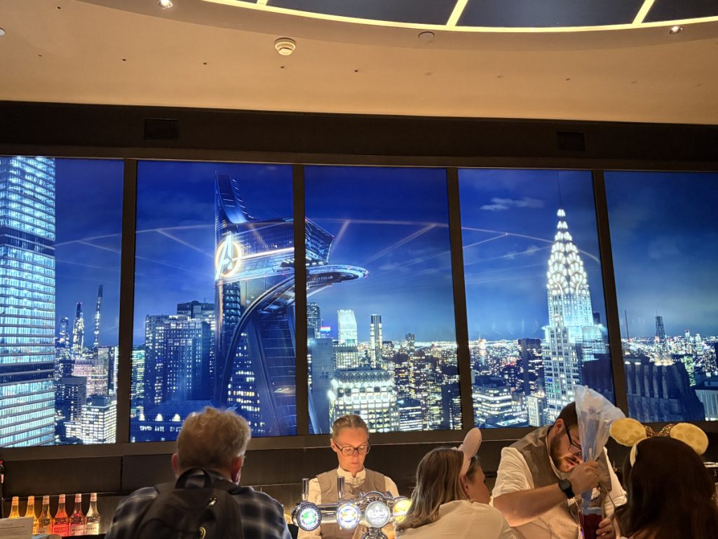 Skyline Bar at Hotel New York: The Art of Marvel