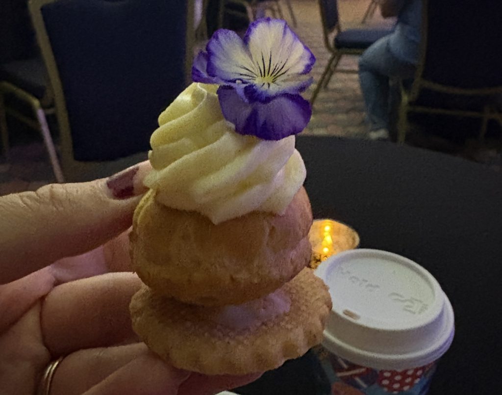 Dole Whip cream puffs at the d23 spotlight series event