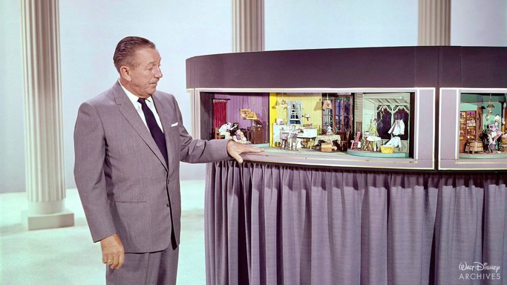Picture from he 1964 World's Fair special promoting the carousel of Progress with Walt Disney